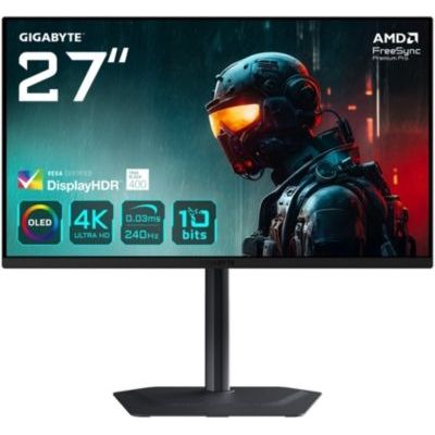 image Ecran PC Gamer GIGABYTE MO27U2 27\'\' OLED 4K UHD