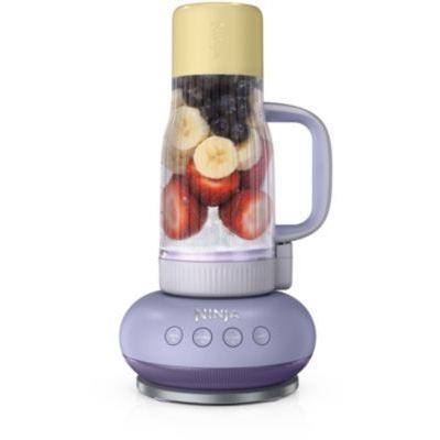 image Ninja BlendBoss Blender avec mug portatif, blender personnel avec mug de voyage amovible, 3 modes de préréglages automatiques, Lavande et limonade DB351EUPR
