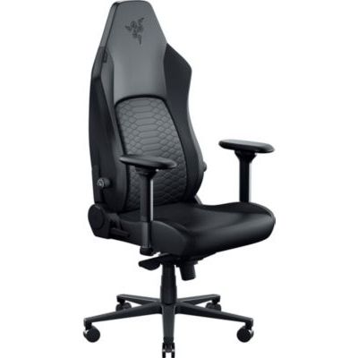 image Razer Iskur V2 NewGen - Fauteuil Gaming Ergonomique Respirant Cuir EPU de 2e gen avec Technologie Cooltouch - système de Soutien Lombaire Hyperflex - Arches d’épaule Extra-Larges | Noir
