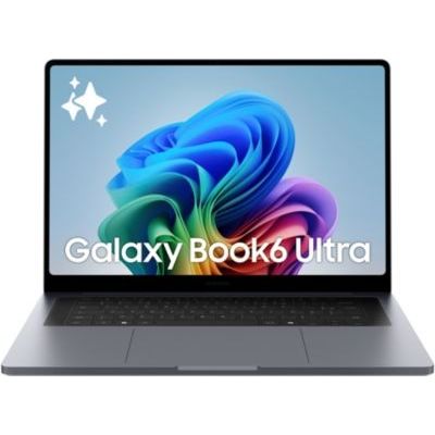 image Samsung Galaxy Book6 Ultra 16", PC Portable IA, Processeur Intel Core Ultra 7, Mémoire 32 Go RAM, 1 to SSD, NVIDIA RTX 5070 GPU, Écran Tactile Dynamic AMOLED 2X, Autonomie Très Élevée, Anthracite