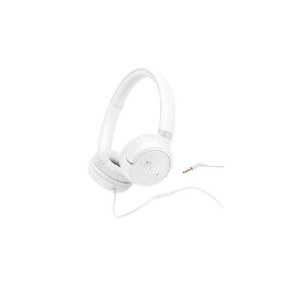image JBL Tune 530, Casque Filaire Supra-auriculaire Confortable avec Micro, Son JBL Pure Bass, préréglages EQ, Design Pliable et câble Anti-nœuds, Blanc