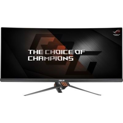 ASUS ROG PG348Q Ecran PC gaming eSport 34" UWQHD Dalle IPS incurvée 3800R 100Hz 3440 x 1440 300cd/mÂ² DP, HDMI et 4x USB 3.0 Nvidia GSync