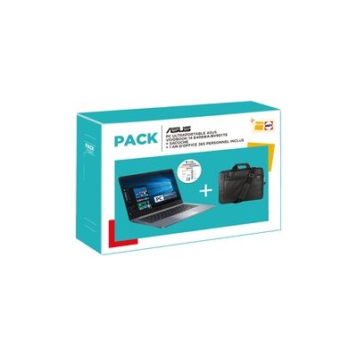 image PC portable Asus E406MA-BV901TS + SACOCHE + 1 AN D'OFFICE 365 PERSONNEL INCLUS