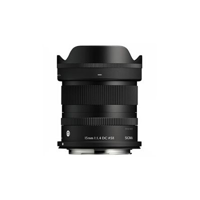 Sigma Objectif 15mm f/1.4 DC Contemporary Compatible avec Canon RF-S | Provenance France. Emballage securisé. Livré avec Facture dont TVA.