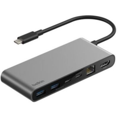 image Hub BELKIN 8 en 1 multiport Gris