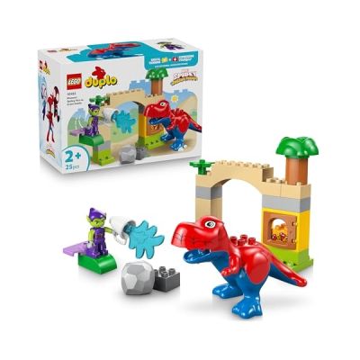 image LEGO Duplo │Marvel Spidey-Rex Contre Le Bouffon Vert - Jouet Dinosaure - Motricité Fine pour Tout-Petits - 2 Figurines Dont Spidey-Rex - Cadeau de Super-Héros pour Garçon dès 2 Ans 10463