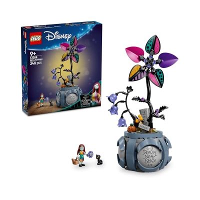 image LEGO ǀ Disney Le Pot de Fleurs de Sally - Jouet - Décoration de Chambre DIY - Fleurs Artificielles, Mini-Poupées & Accessoires - Cadeau d'anniversaire Fille 9 Ans & Fans de L’Étrange Noël de M. Jack
