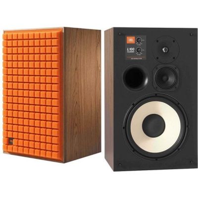image Enceintes colonne JBL L100MKII Orange