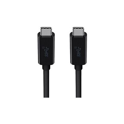 image Belkin - F2CD084bt0.5MBK - Câble Thunderbolt 3, 40 Gbit/s, 5K, 100 W, USB 3.1 Type-C 3.1  - 0,5m - Noir (Certifié Thunderbolt)