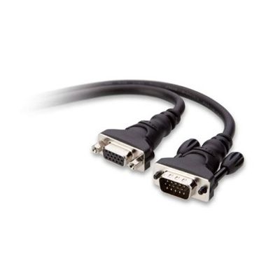 Belkin - Câble pour Moniteur VGA (série Pro) avec Connecteurs DB15 de Haute Densité - 3M - Noir