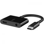 image produit Belkin Adaptateur USB-C 3,5 mm RockStar audio + recharge (adaptateur USB-C audio)