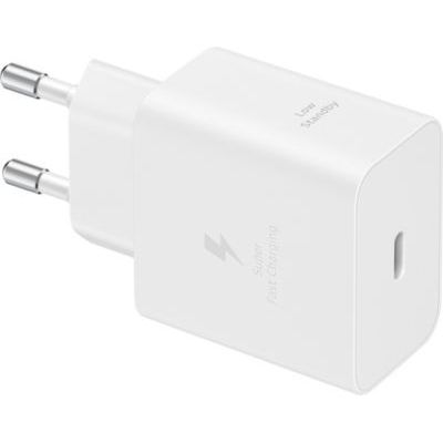 image Samsung Adaptateur de Charge Rapide EP-T4511N, Chargeur USB-C avec Charge Rapide de 45 W, Compatible avec Les appareils d'autres Fabricants, Blanc