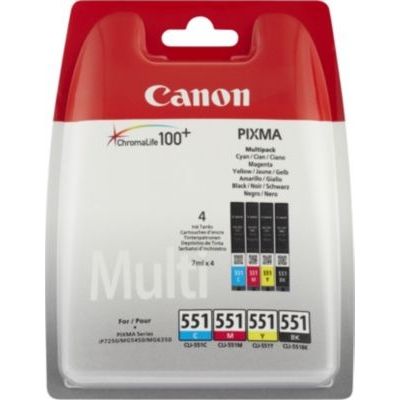 image Cartouche d'encre Canon CL-551 C/M/Y/BK