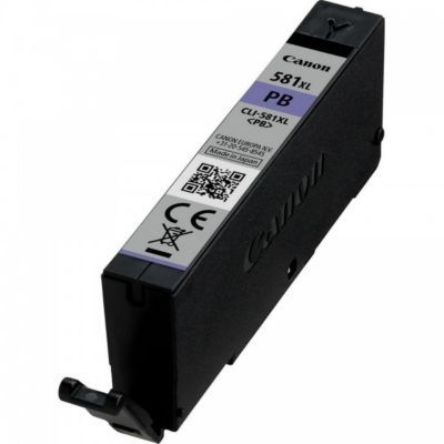 image Canon CLI-581XL Cartouche PB Photo Bleu XL (Pack plastique sécurisé)