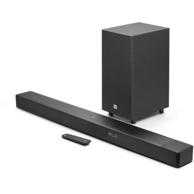 image JBL Cinema SB595 Barre de Son 3.1.2 avec Dolby Atmos® véritable, Caisson de Basses sans Fil, 440W, HDMI eARC, Bluetooth, Canal Central pour dialogues clairs, système Audio Home cinéma