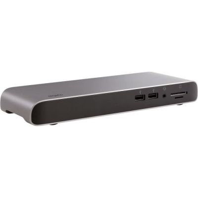 image Elgato Thunderbolt 3 Pro Dock, avec câble de 70 cm, 2x Thunderbolt 3 (USB-C), 4x USB, lecteur de carte SD/micro SD (UHS-II), entrée et sortie audio