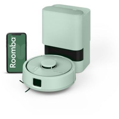 image Roomba Mini Robot aspirateur et Laveur + Base AutoEmpty, Vert Menthe