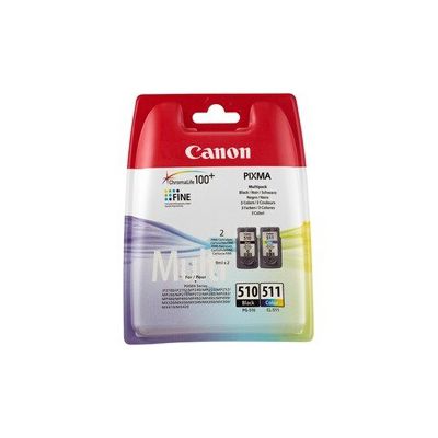 image Canon PG-510/CL-511 Cartouche Multipack Noire + Couleur (Multipack plastique Sécurisé)