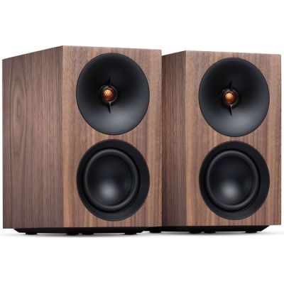 image Enceintes sans fil hi-fi Cambridge Audio L/R S Noyer