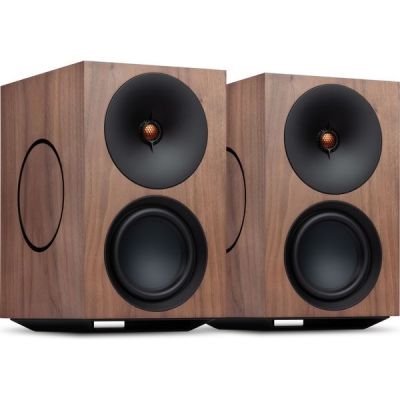 image Enceintes sans fil hi-fi Cambridge Audio L/R X Noyer