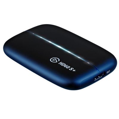 image Elgato HD60 S+, Carte d’Acquisition, Capture 1080p60 HDR10, Pass-Through 4K60 HDR10 sans Décalage, Ultra-Faible Latence, PS5, PS4/Pro, Xbox Series X/S, Xbox One X/S, USB 3.0