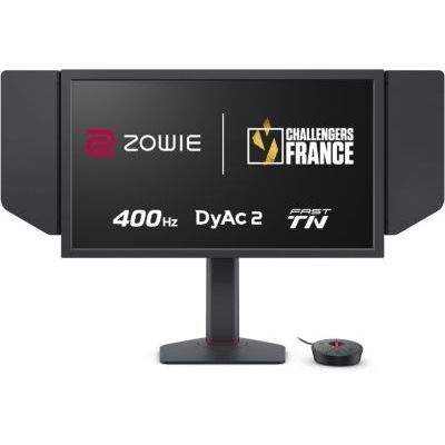 image BenQ Zowie XL2566X+ Écran Gaming, 24 Pouces, 400Hz, TN Rapide, DyAc 2, 1080p, HDMI 2.0 X3, DisplayPort 1.4, XL Setting to Share, S Switch, réglage Hauteur Fluide, Progamer Base