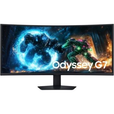 image Samsung Écran Gaming Odyssey G75F 40", 180Hz, Dalle VA incurvée 1000R, WUHD (5, 120 x 2, 160), 1ms, 3000:1, Inclinable, Orientable, HDMI (2.1), Display Port (1.4), Prise Casque, LS40FG750EUXEN