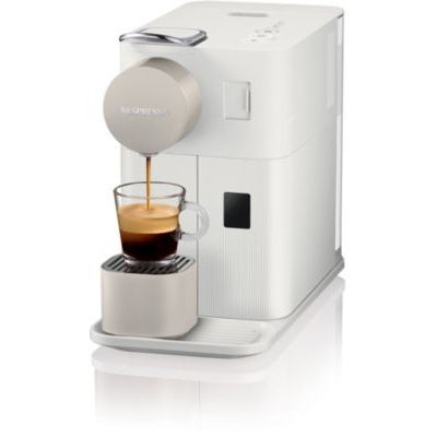 image De'Longhi EN500W Machine à Café à Dosette Nespresso Lattissima One, Blanc soyeux, 1 Liter