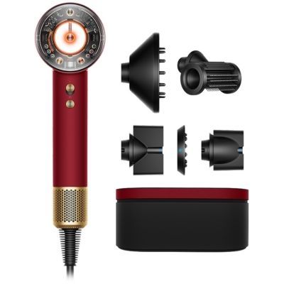 image Dyson Supersonic Nural™ sèche-cheveux - Cheveux raides à ondulés (Rouge velours et or.)
