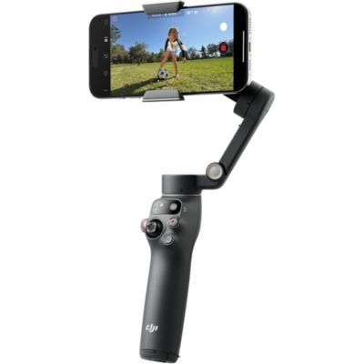 image Bundle Standard DJI Osmo Mobile 8, nacelle stabilisatrice pour Smartphone, Rotation panoramique à 360°, Barre d’Extension et trépied intégrés, Batterie de 10 h