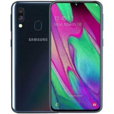 image Smartphone SAMSUNG Galaxy A40DUALSIMNoir64Go Batterie Neuve