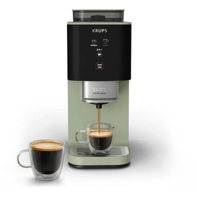 image Expresso Broyeur KRUPS Coffee Crush, Machine à café à grains, ultra compacte SA401LE0
