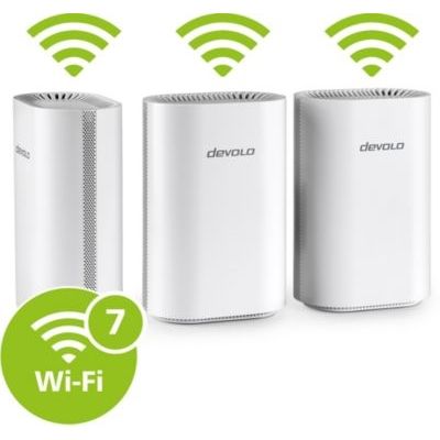 image Système Wifi Mesh DEVOLO WiFi 7 MESH BE6500 3-pack