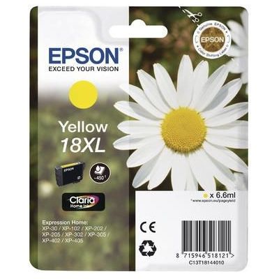  Epson Cartouche d'encre Jaune (T1814 XL Série Pâquerette)