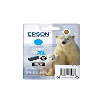 Epson C13T26324022 Cartouche d'encre compatible avec Imprimante Epson Expression Premium XL Cyan