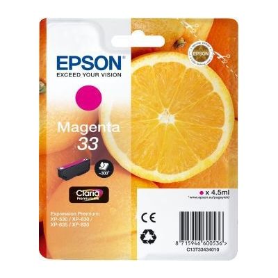 Epson C13T33434022 - Magenta 33 - cartouche