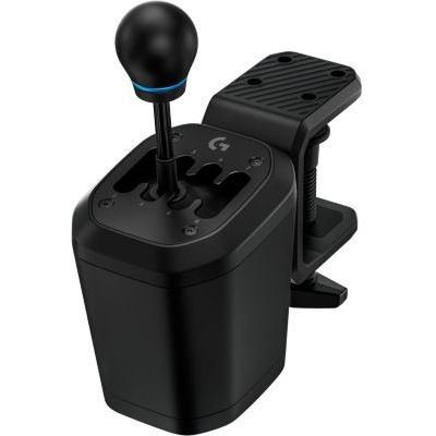 image Logitech G RS H-SHIFTER - Levier de vitesses de simulation de course compatible avec les bases de volant de course PRO et RS50 pour consoles PlayStation 5, PS4, Xbox-Series X|S, Xbox-One et PC - Noir