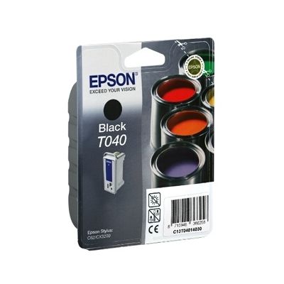 Epson T040 Cartouche d'encre d'origine Noire pour Stylus C62 CX3200