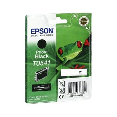 image Epson Singlepack Photo Black T0541 Ink Cartridge for printers (Black, Epson Stylus Photo R1800, R800, Black, Inkjet, Blister, 246 mm)