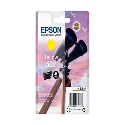 image Epson Singlepack Yellow 502 Ink - Cartouches d'encre (Original, Encre à pigments, Jaune, Epson, WorkForce WF-2860DWF, WF-2865DWF Expression Home XP-5100, XP-5105, 1 pièce(s))