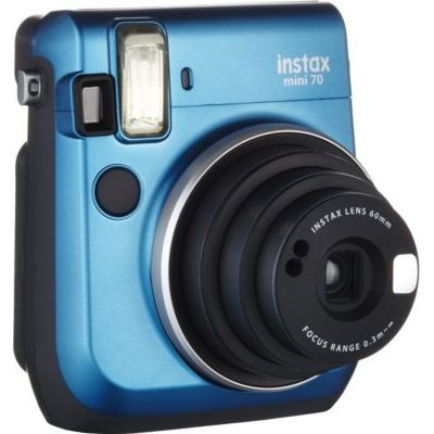 image Fujifilm Instax Mini 70 Appareil Photo Instantané Bleu + Fujifilm - Twin Films pour Instax Mini - 86 x 54 mm - Pack 2 x 10 Films