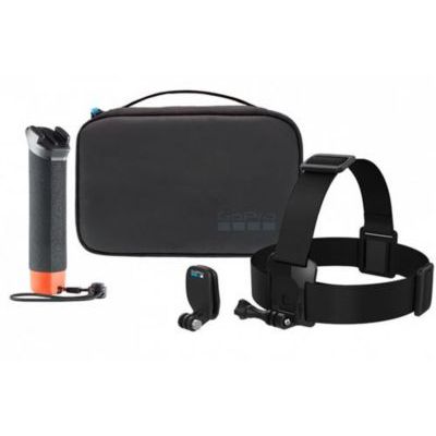 image GoPro Aktes-001 Compact Coque officielle – Adventure Kit avec accessoires, noir