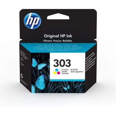image HP 303 Pack de 2 Cartouches d'encre Authentiques Noire/Trois Couleurs