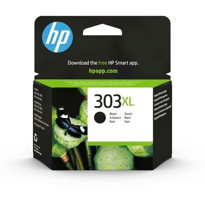 image HP 303 XL T6N04AE haut rendement, cartouche d'encre Authentique, imprimantes HP Tango et HP ENVY Photo, Noir
