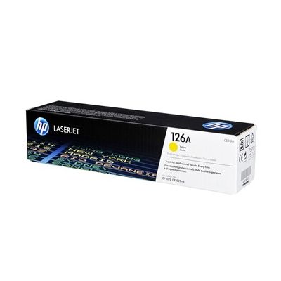HP 126A Toner Jaune Authentique (CE312A), pour HP LaserJet Pro CP1025 et HP LaserJet Pro 100 MFP M175