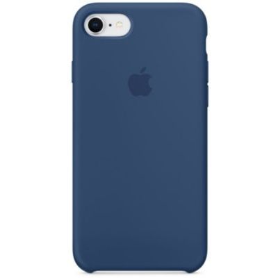 image Apple Coque en silicone pour iPhone 8 / 7 - Bleu nuit