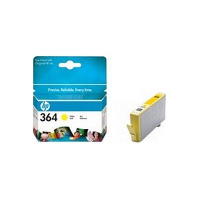 image HP 364 Cartouche d'encre d'origine jaune (CB320EE) & 364 cartouche d'encre cyan authentique pour HP DeskJet 3070A et HP Photosmart 5525/6525 (CB318EE)