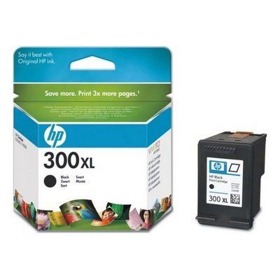 image HP 300XL CC641EE pack de 1, haut rendement, cartouche d'encre d'origine, imprimantes HP DeskJet, HP Photosmart et HP ENVY, noir