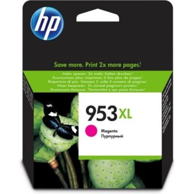 image HP 953XL F6U16AE haut rendement, cartouche d'encre Authentique, imprimantes HP OfficeJet et HP OfficeJet Pro, Magenta
