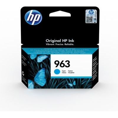 image HP 963 3JA23AE, Cartouche d'encre cyan authentique, pour imprimantes Tout-en-un HP OfficeJet Pro 9010 / 9020